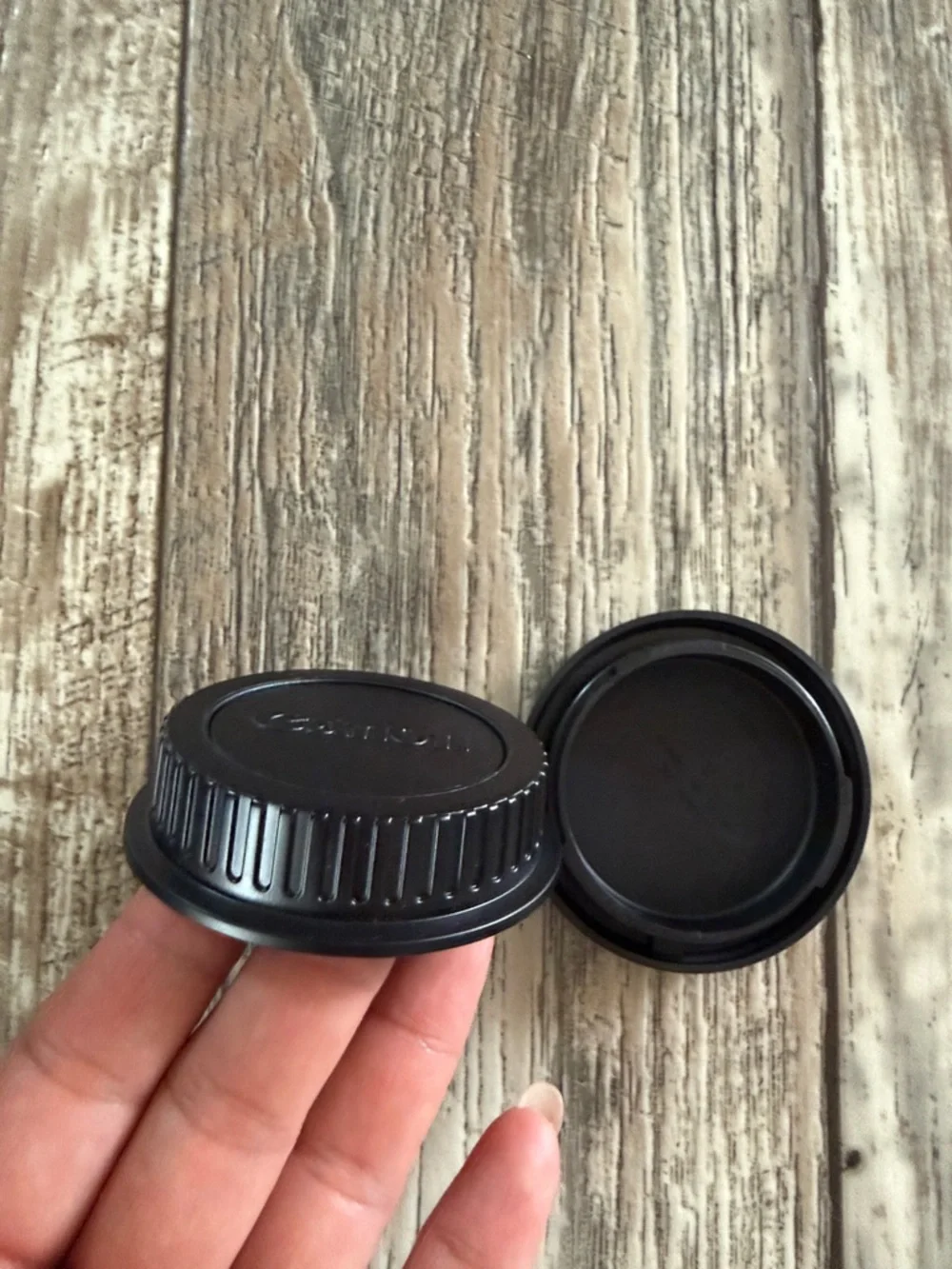 Canon camera and back lens cup